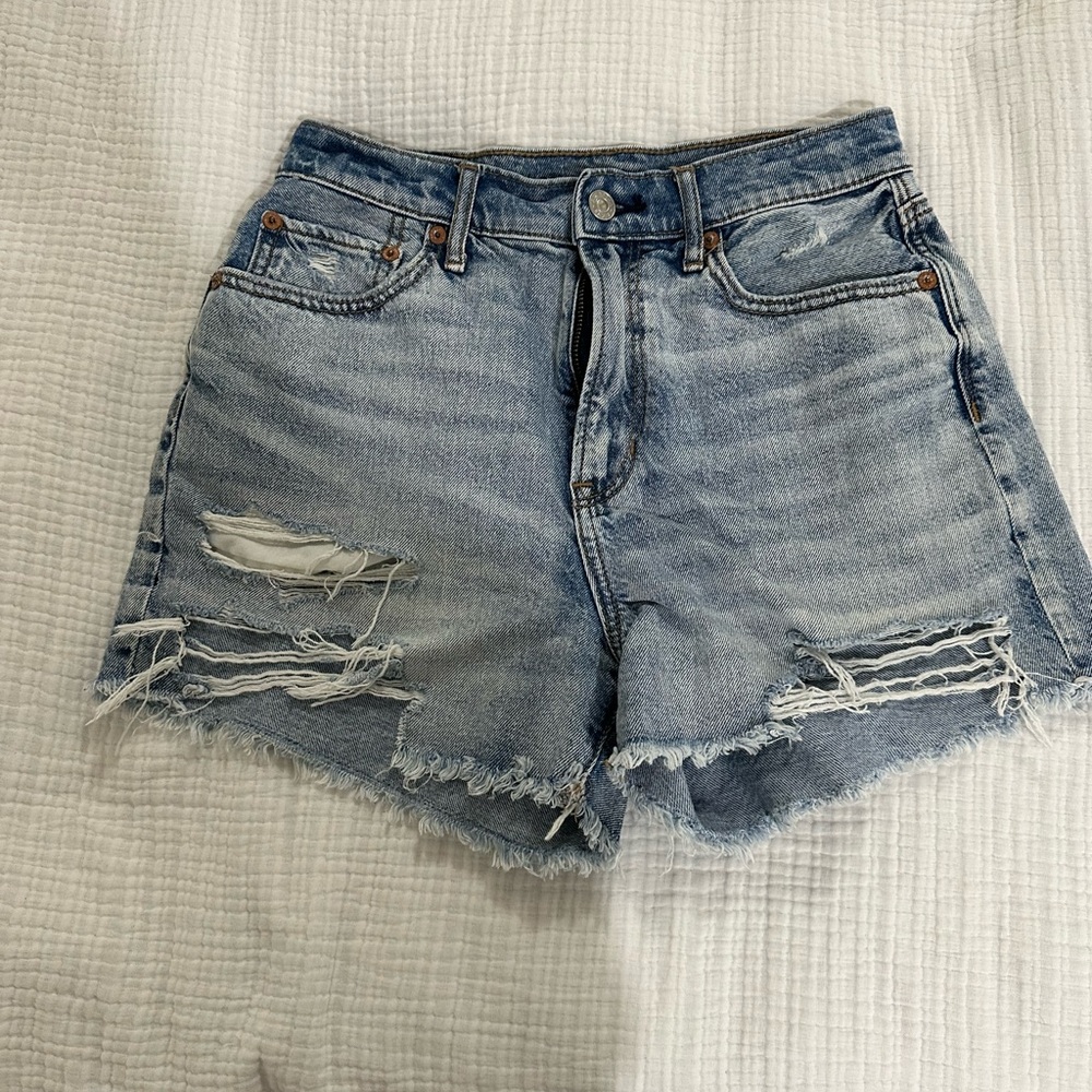 American Eagle Outfitters Light Blue Jean Shorts
